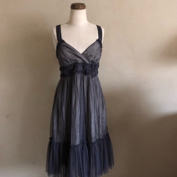 Moulinette Soeurs Dresses & Skirts - Moulinette Soeurs Smoky Grey Dress